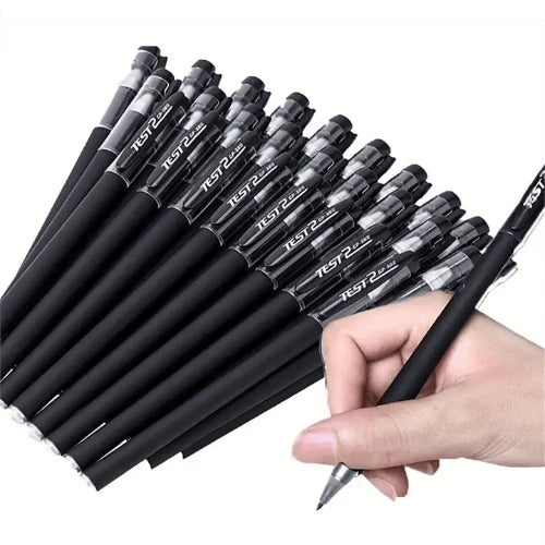 Premium Black Matte Gel Ink Pens Set – 0.5mm Ultra Fine Tip Smooth Writing (10/20 Pack)