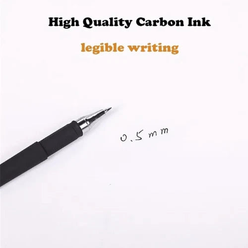 Premium Black Matte Gel Ink Pens Set – 0.5mm Ultra Fine Tip Smooth Writing (10/20 Pack)