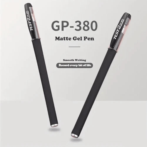 Premium Black Matte Gel Ink Pens Set – 0.5mm Ultra Fine Tip Smooth Writing (10/20 Pack)