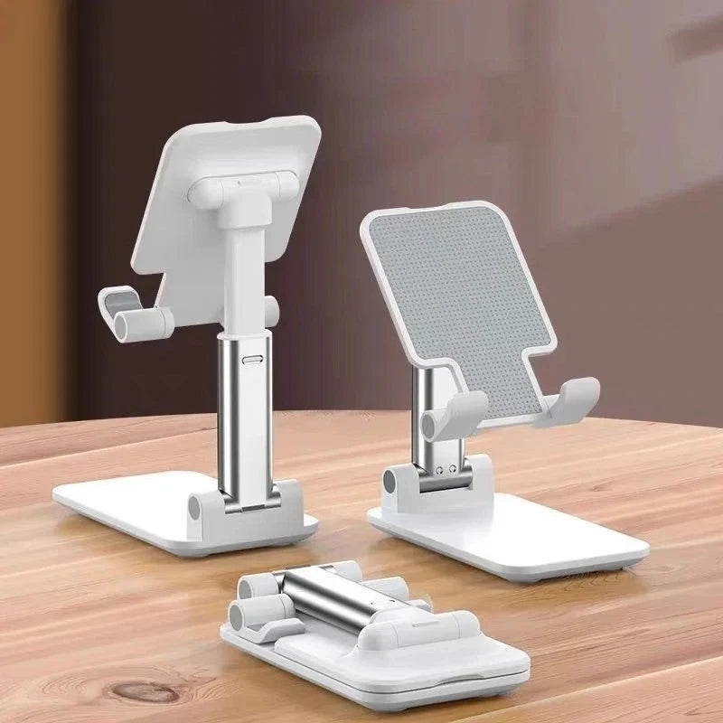 FlexiFold Desk Stand – Adjustable Foldable Mobile & Tablet Holder