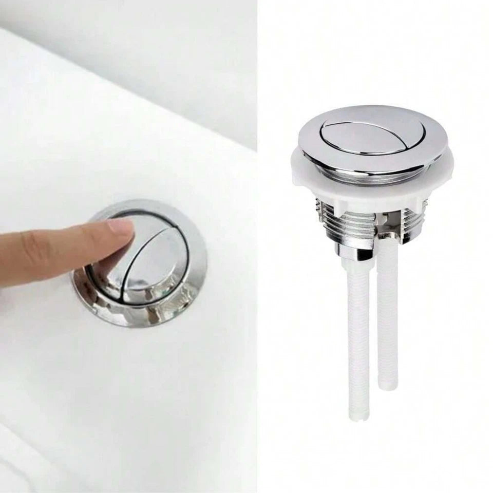 38mm Dual Flush Toilet Button – Water Saving Cistern Push Button Replacement (Universal Fit)