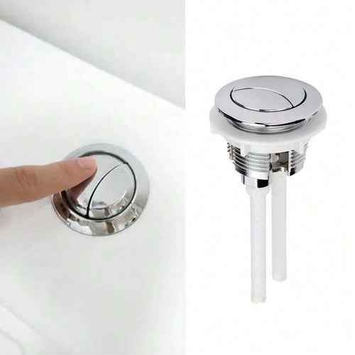 38mm Dual Flush Toilet Button – Water Saving Cistern Push Button Replacement (Universal Fit)