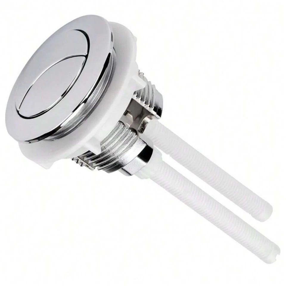 38mm Dual Flush Toilet Button – Water Saving Cistern Push Button Replacement (Universal Fit)