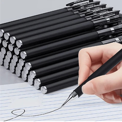 Premium Black Matte Gel Ink Pens Set – 0.5mm Ultra Fine Tip Smooth Writing (10/20 Pack)