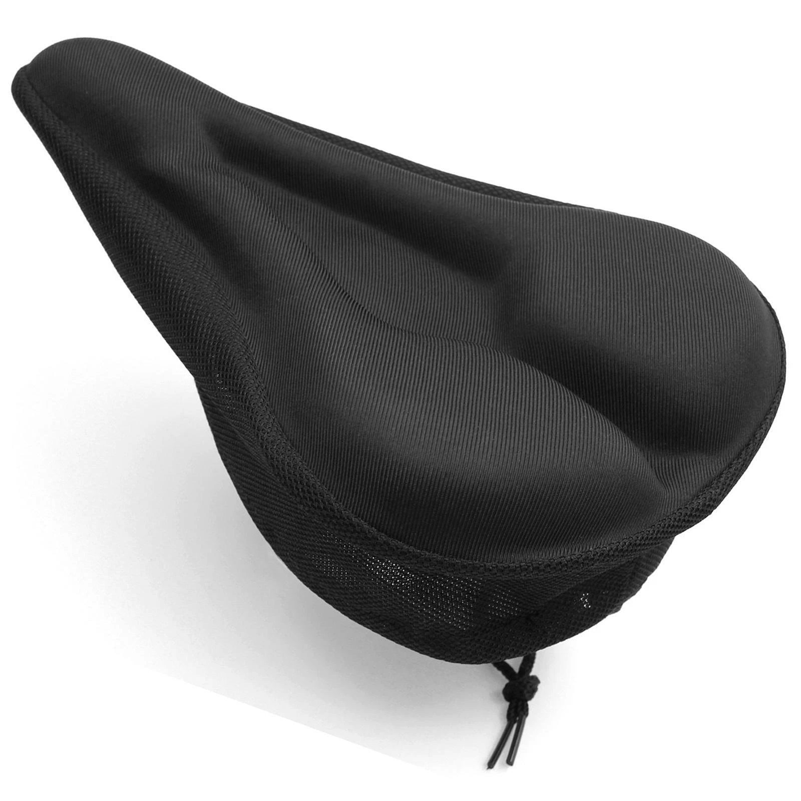 Gel Padded Bike Seat Cover – Soft Cushion Saddle for Bicycle, Exercise Bike & Kids Comfort Riding