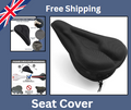 Gel Padded Bike Seat Cover – Soft Cushion Saddle for Bicycle, Exercise Bike & Kids Comfort Riding