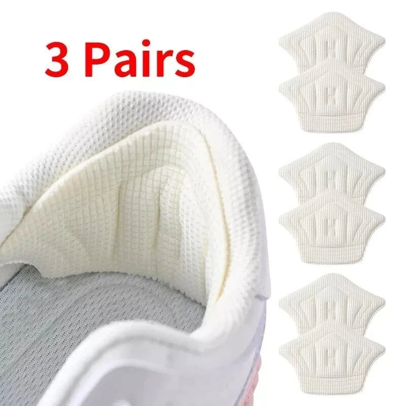 6PCS Breathable Heel Cushion Pads – Anti-Slip Mesh Heel Grips for Loose Shoes & Boots Comfort Fit