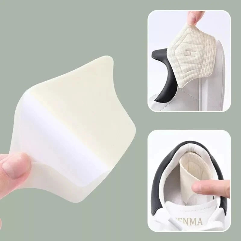 6PCS Breathable Heel Cushion Pads – Anti-Slip Mesh Heel Grips for Loose Shoes & Boots Comfort Fit