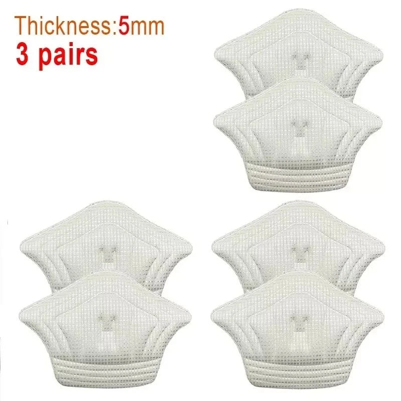 6PCS Breathable Heel Cushion Pads – Anti-Slip Mesh Heel Grips for Loose Shoes & Boots Comfort Fit