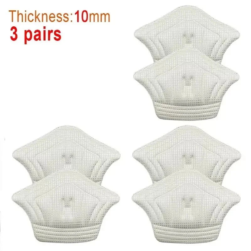6PCS Breathable Heel Cushion Pads – Anti-Slip Mesh Heel Grips for Loose Shoes & Boots Comfort Fit