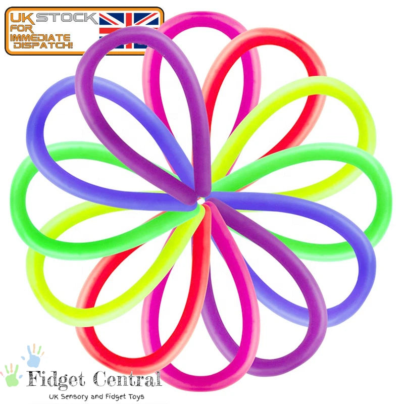 6-Pack Stretchy Monkey Noodle Fidget Toys – Sensory Stress Relief Strings for Kids & Adults