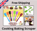 Premium Silicone Spatula – Heat-Resistant Cooking & Baking Scraper for Cake, Cream, Butter & Batter Mixing