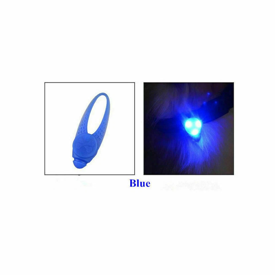GlowSafe LED Dog Collar Tag – Flashing Luminous Night Pendant for Pets