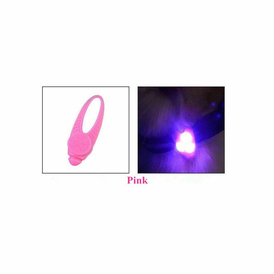 GlowSafe LED Dog Collar Tag – Flashing Luminous Night Pendant for Pets