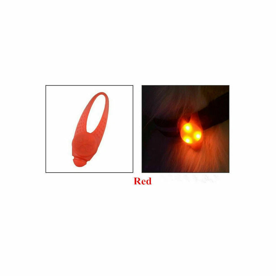GlowSafe LED Dog Collar Tag – Flashing Luminous Night Pendant for Pets